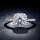 Luxurious Square Wedding ring