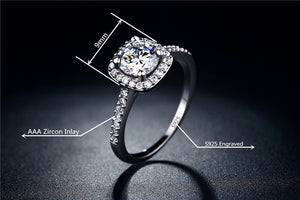 Luxurious Square Wedding ring
