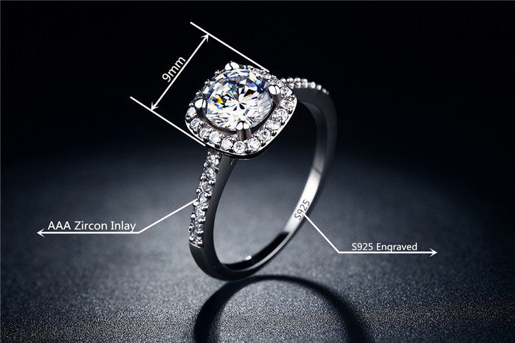 Luxurious Square Wedding ring