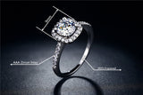 Luxurious Square Wedding ring