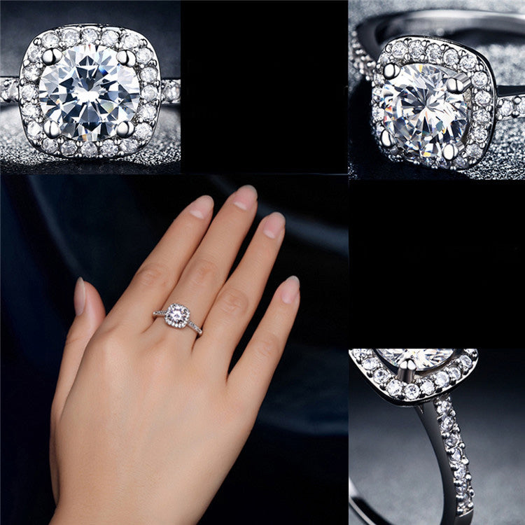Luxurious Square Wedding ring