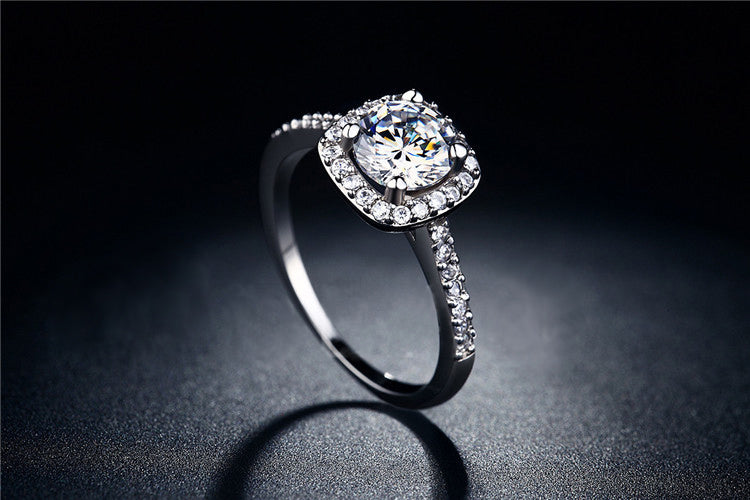 Luxurious Square Wedding ring