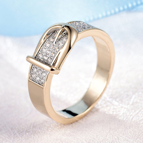 Shining luxurious wedding Belt Ring
