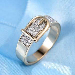 Shining luxurious wedding Belt Ring