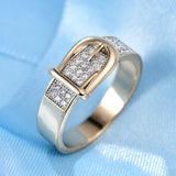 Shining luxurious wedding Belt Ring