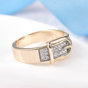 Shining luxurious wedding Belt Ring