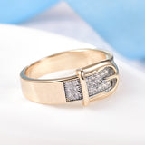 Shining luxurious wedding Belt Ring