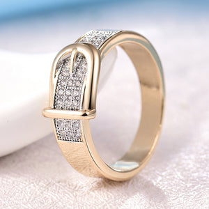 Shining luxurious wedding Belt Ring