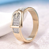Shining luxurious wedding Belt Ring