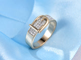 Shining luxurious wedding Belt Ring