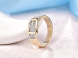 Shining luxurious wedding Belt Ring