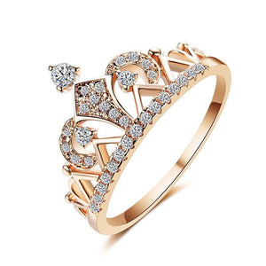 Luxurious princess crown Ring