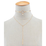 Long Double Layer Tassel Star Necklace